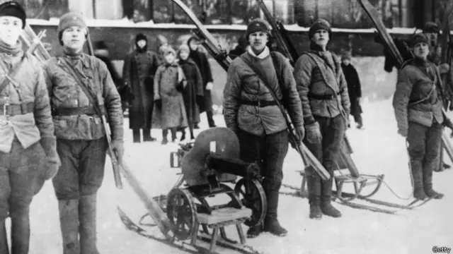 Hồng quân Liên Xô vào mùa Đông năm 1920