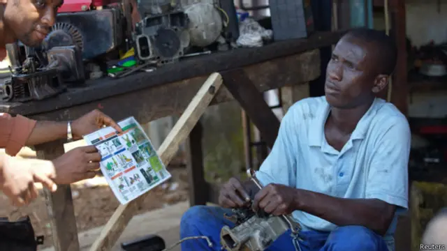 La délégation faisait partie d’une mission de sensibilisation sur Ebola.