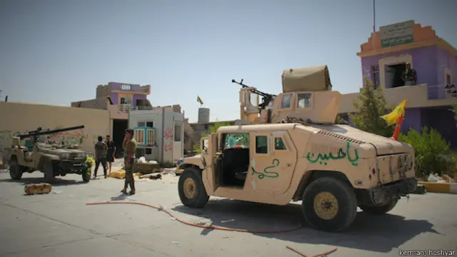 خط مقدم نیروهای سرایا خراسانی در ینگجه - عکس ها از کرمانج هوشیار