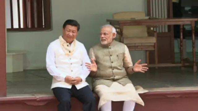 नरेंद्र मोदी और चीन के राष्ट्रपति शी जिनपिंग