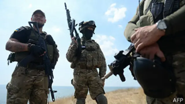 Батальон "Азов" под Мариуполем