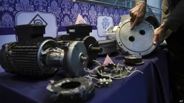 части оборудования на иранском ядерном объекте