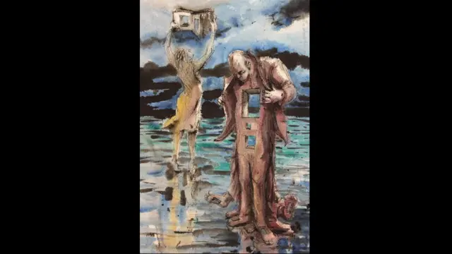 درویش از سال ۹۴ به آلمان رفته و آثارش پیش از این در نمایشگاه هایی در اروپا و امریکا به نمایش درآمده است 