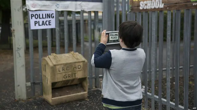 Polling place, Escocia