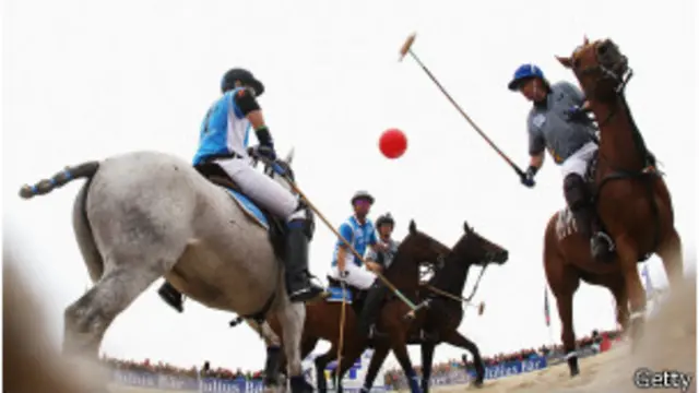 Jugadores de polo