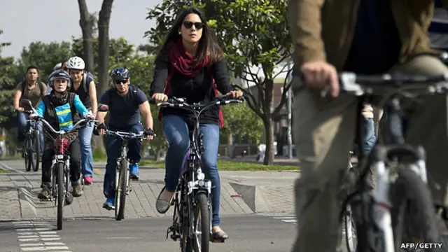 Ciclovía en Bogotá