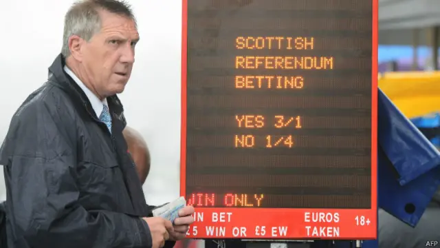 Apuestas en Escocia.