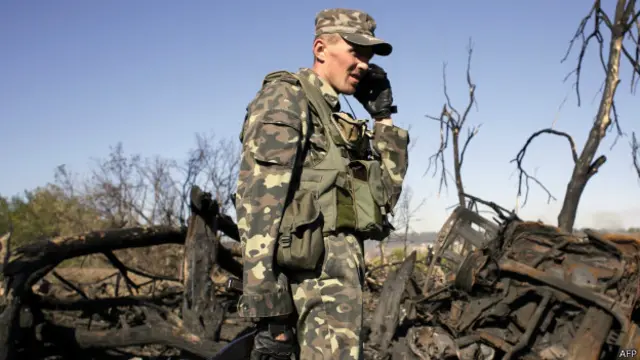 Украинский солдат