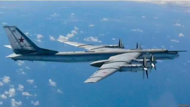 俄製Tu-95遠程戰略轟炸機