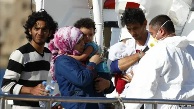 تارکین وطن کی اکثریت مشرق وسطیٰ اور شمالی افریقہ سے تعلق رکھتی ہے