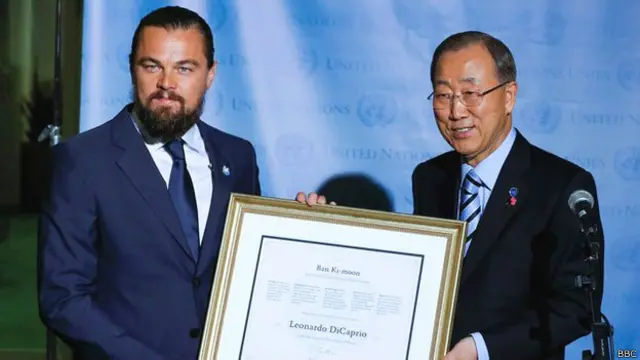 Aktor Leonardo di Caprio dan Sekjen PBB Ban Ki-moon akan terlibat pawai 'perubahan iklim'.