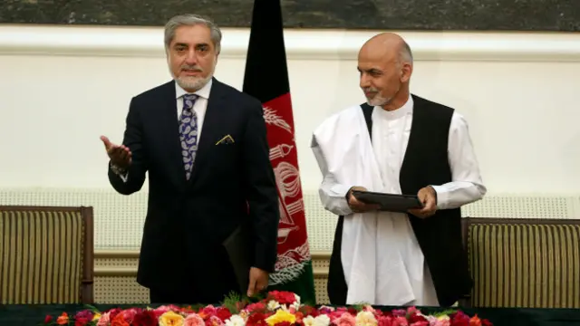 Абдулла Абдулла и Ашраф Гани