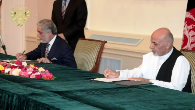 نامزدان دور دوم انتخابات ریاست جمهوری افغانستان این سند را امضا کردند.