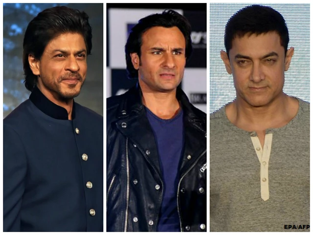शाहरुख खान, सैफ़ अली खान, आमिर खान