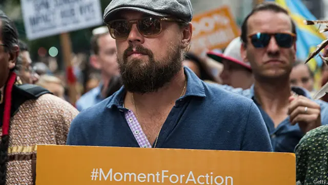 Леонардо Ди Каприо в Нью-Йорке