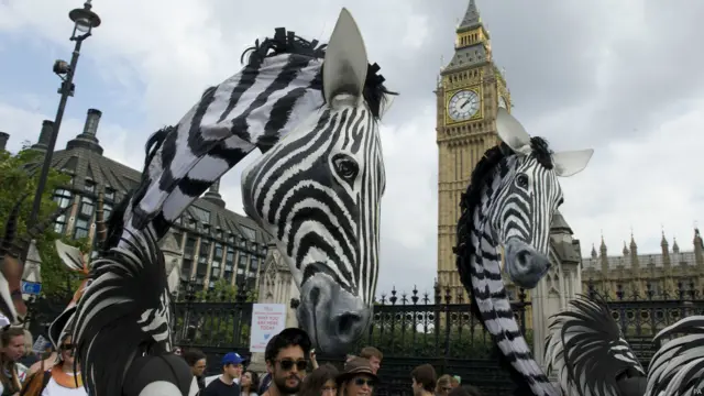 Unjuk rasa di London