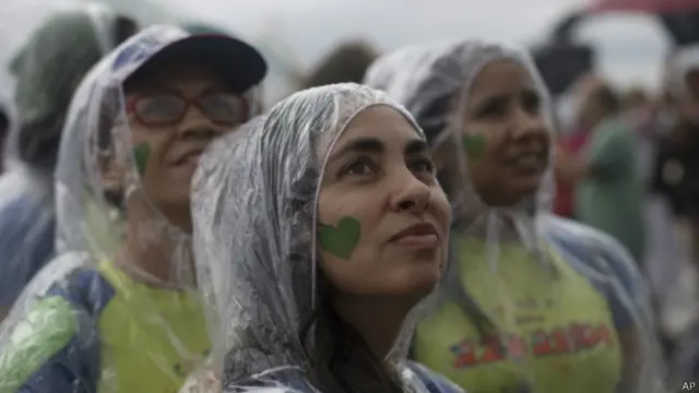 Manifestantes no Rio, dia 21 de setembro de 2014 | Foto: AP