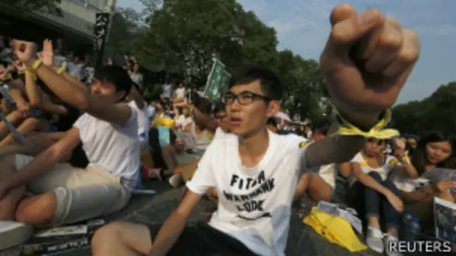 Students in Hong Kong