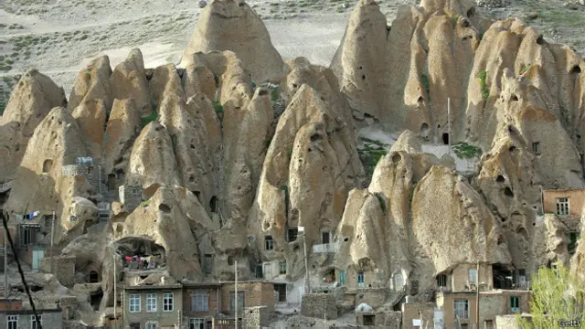 Casas en Kandovan, Irán