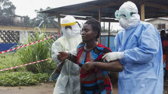 Ebola na Libéria (EPA)