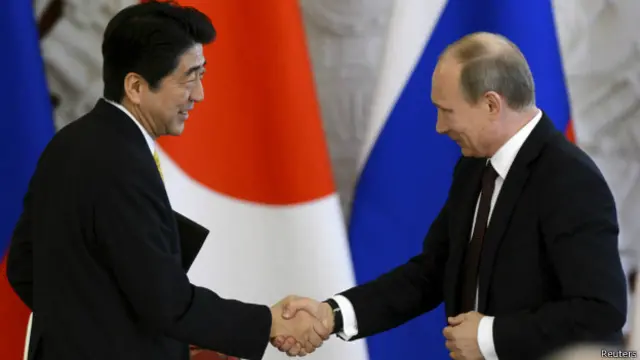 Putin and Abe