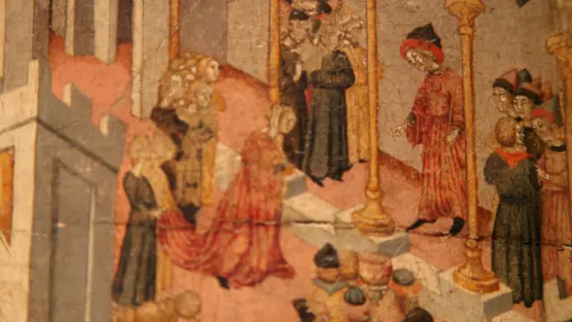 صحنه رسیدن ملکه صبا به بارگاه سلیمان