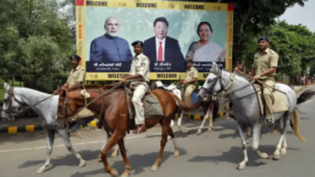 हाल में चीनी राष्ट्रपति ने भारत का दौरा किया था