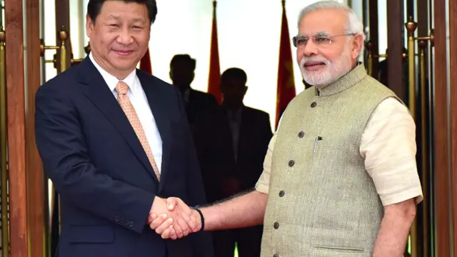 習近平會面莫迪