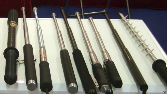 Barras metálicas (foto provista por Amnistía Internacional)