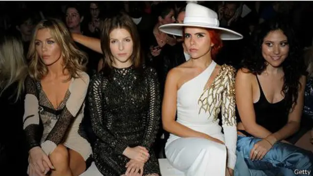 La cantante Paloma Faith en la semana de la moda de Londres, 2013