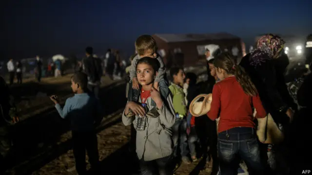 Сирийские беженцы в Турции.