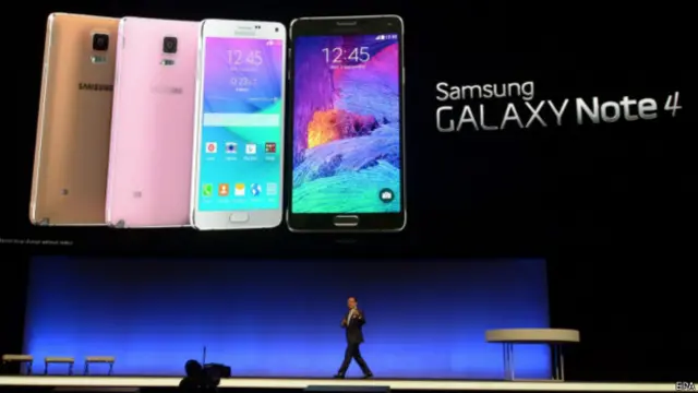 三星Galaxy Note 4在德國柏林國際消費類電子產品展覽會上亮相（3/9/2014）
