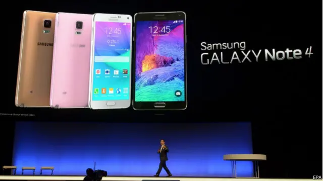 مارکیٹ میں موجود سستے سمارٹ فونز کی وجہ سے کمپنی کے گلیکسی فونز کی فروخت میں کمی آئی ہے