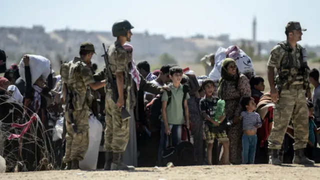 Thường dân ở Syria tị nạn