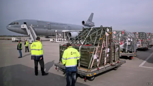 هواپیماهای ترابری ارتش هلند در عملیات پشتیبانی از ائتلاف شرکت داشته‌اند