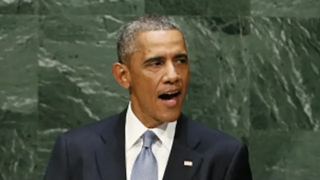 صدر اوباما نے اقوام متحدہ کی جنرل اسمبلی کے اجلاس سے خطاب کرتے ہوئے دولتِ اسلامیہ کو’ موت کا نیٹ ورک‘ قرار دیا