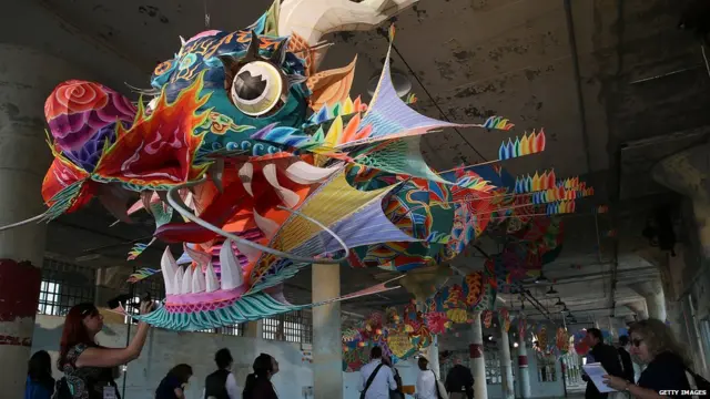 艾未未惡魔島藝術展展品「With wind」（24/9/2014）