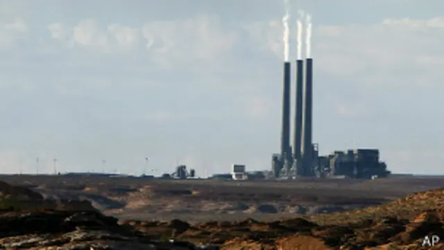 Planta energética en Nación Navajo