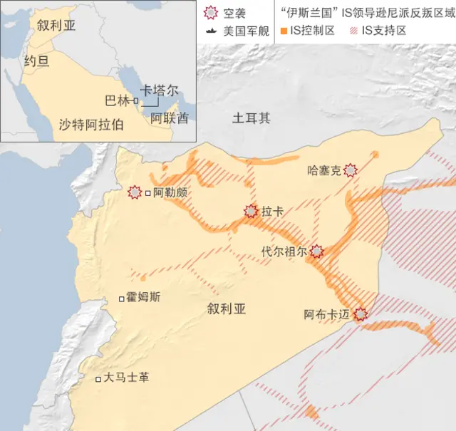 五角大楼说，在过去的一周，美国已经在伊拉克向IS展开了七次袭击，包括一次在首都巴格达郊外的行动。