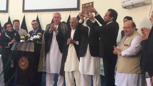  ښاغلي غني د ملي یووالي حکومت د خلکو په رایو جوړ حکومت وباله