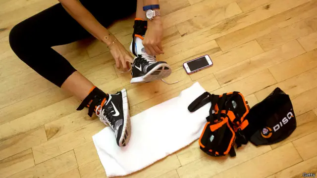 Persona a punto de empezar entrenamiento