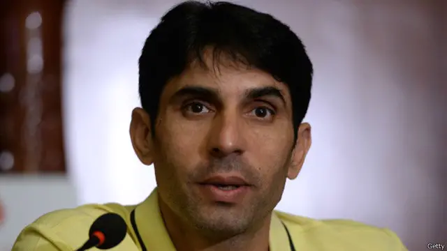 پاکستانی کپتان مصباح الحق