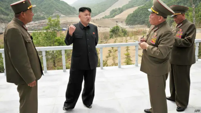 Ким Чен Ын в инспекционной поездке