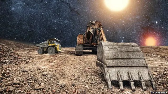 Mineração espacial (Thinkstock)