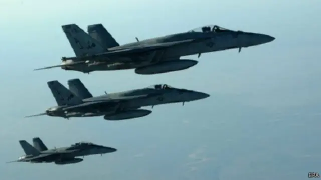 قالت الولايات المتحدة إن الضربات الجوية لمعامل التكرير من شأنها أن تضعف قدرات الدولة الإسلامية 