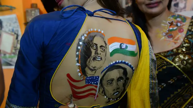 मोदी की अमरीका यात्रा, पेंटिंग