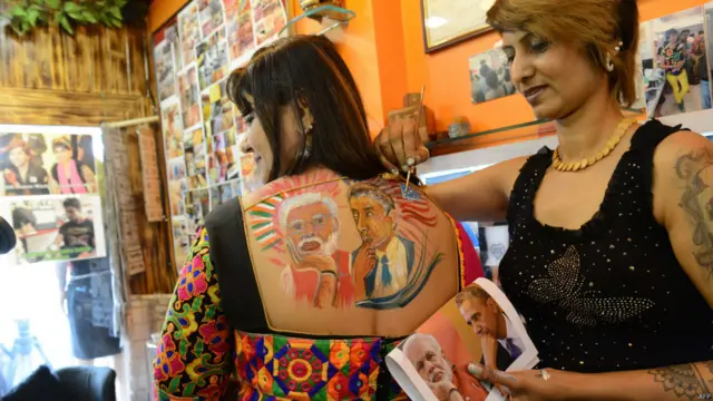 मोदी की अमरीका यात्रा, पेंटिंग