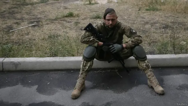 Украинский солдат