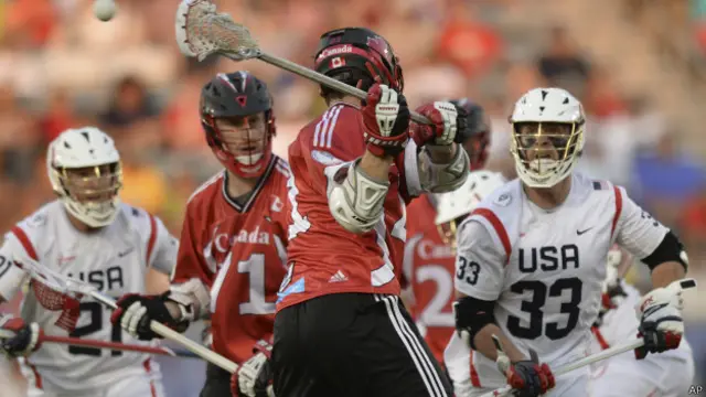 Final del Mundial de Lacrosse 2014.