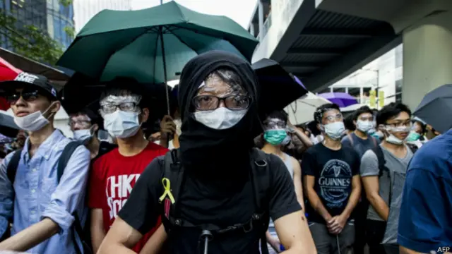 示威學生（27/09/2014）